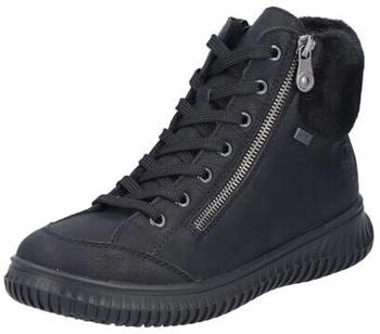 Rieker Damen Schnürstiefel 74244 schwarz