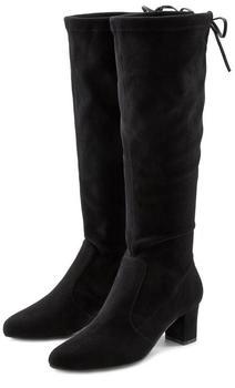 Lascana Schlupfstiefel schwarz