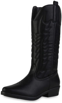 VAN HILL Cowboystiefel 'Elizabeth' schwarz