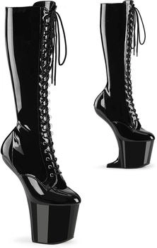 Pleaser schwarz Stretch Lack