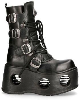 New Rock Metallic Neptuno Gothic Stiefel-373-S2 schwarz
