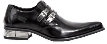New Rock M-2246-S14 Leder Schuhe Stahlspitze