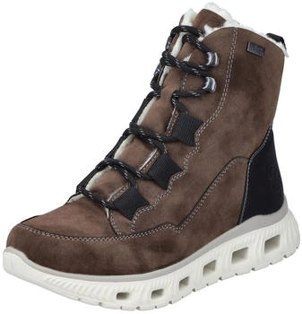 Rieker Damen Schnürstiefel braun