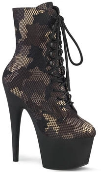 Pleaser ADORE-1020CM Stiefelette grün camouflage Pleaser ADORE-1020CM Stiefelette grün camouflage