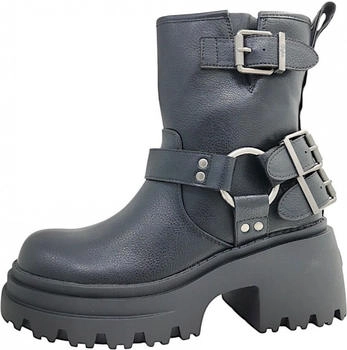 Buffalo Bravr Biker Stiefel schwarz