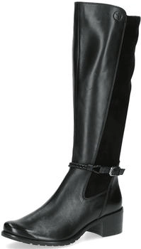 Caprice Stiefel Blockabsatz Langschaft Businessstiefel Reißverschluss