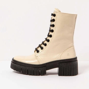 Art York Oxford-Stiefel cremefarben