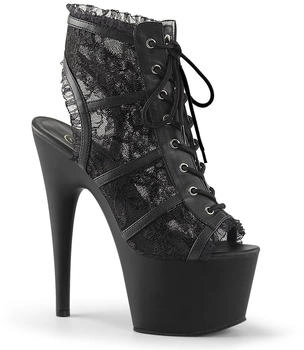Pleaser FLAMINGO-896LC Stiefelette schwarz