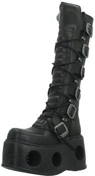 New Rock Lederstiefel schwarz Style 272