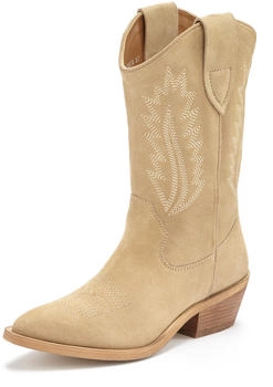 Lascana Cowboystiefel beige offwhite