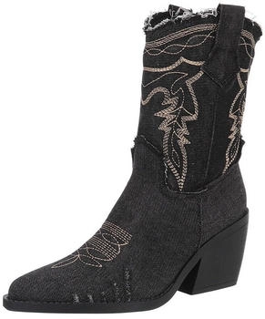 Ital Design Cowboyboots Reißverschluss 4864 schwarz