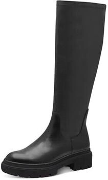 Marco Tozzi Hohe Stiefel kniehoch Plateau schwarz