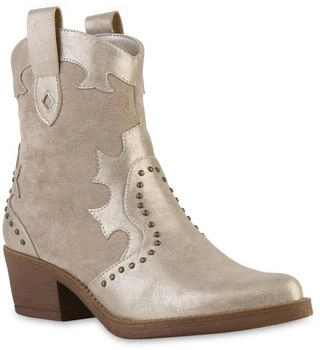 VAN HILL Cowboy Boots 841510 gold VAN HILL Cowboy Boots 841510 gold