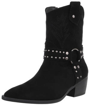 Ital Design Cowboyboots Nieten und Reißverschluss 3276 schwarz