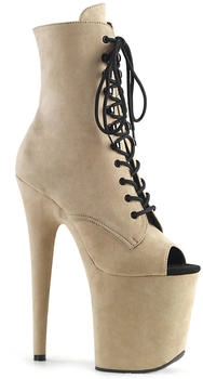 Pleaser FLAMINGO-1021FS Stiefelette beige Pleaser FLAMINGO-1021FS Stiefelette beige