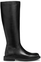 Geox D46WYA-00043/C9999-38 &frac12;, Geox Schuhe - Serilda Glattleder (Schwarz, Gr. 38 &frac12;)