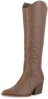 VAN HILL Cowboystiefel 'Aria' khaki