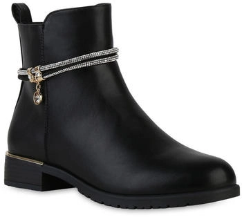 VAN HILL Blockabsatz Strass schwarz 840507 213001
