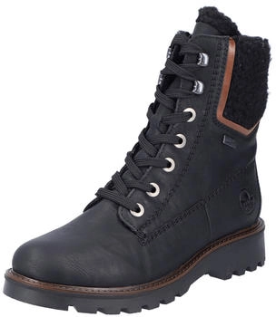 Rieker 73230 Schnürstiefel schwarz