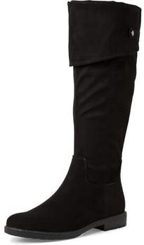 Marco Tozzi Overknee Stiefel Flach Reißverschluss schwarz