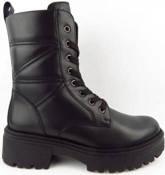 Gabor Calf Weblamm Stiefel schwarz