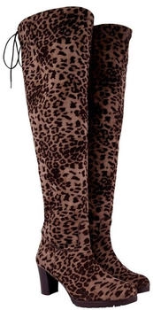 Ulla Popken Overknee-Stiefel Leomuster Weite H