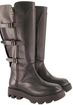 Ulla Popken Leder-Bikerstiefel XL-Schaft Weite H