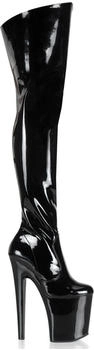 Pleaser XTREME-3010 Damen Stiefel schwarz