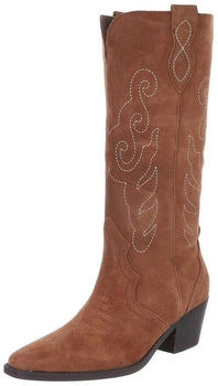 Ital Design Western- Bikerstiefel 6183-1- Wildleder camel