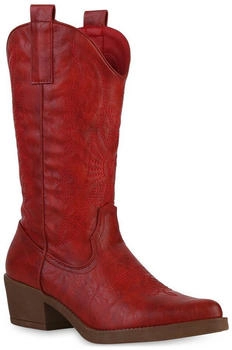 VAN HILL Cowboystiefel fuchsia