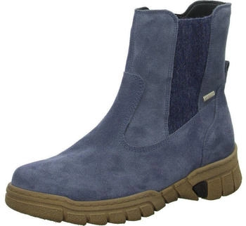 Waldläufer Damen Schaftstiefel blau