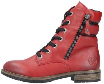 Rieker 72212 Schnürstiefel rot