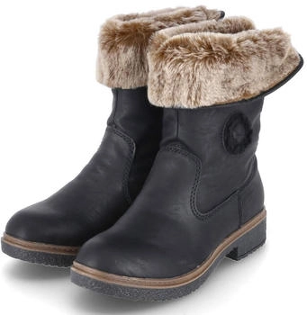 Rieker Damen Hochschaftstiefel schwarz