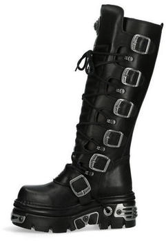 New Rock Schnürstiefel M-272-S3 schwarz
