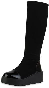 VAN HILL Keilabsatz Trendy Schuhe 216017 schwarz