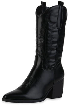 VAN HILL Cowboystiefel 'Harper' schwarz