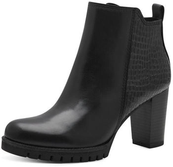 Marco Tozzi Stiefeletten Absatz schwarz Black Comb