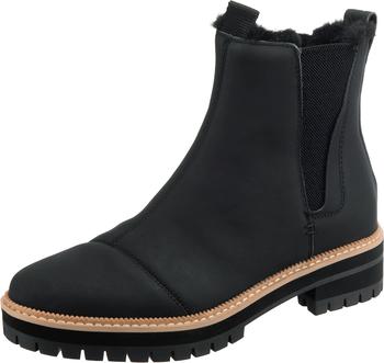TOMS Shoes Dakota Chelsea-Stiefel schwarz kunstfell
