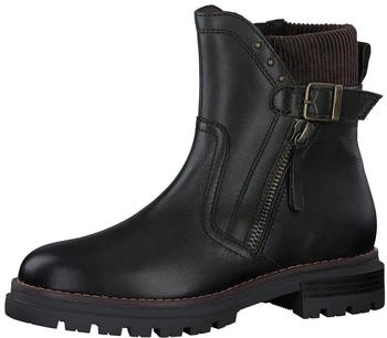 Marco Tozzi Stiefeletten ohne Absatz Lederanteil olive comb