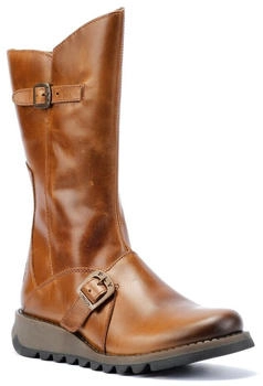 Fly London Mes 2 Stiefel kamel Leder Zip