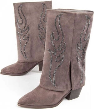 Montevita Absatzstiefel Faldde2 grau