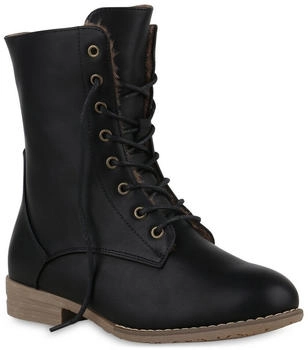 VAN HILL 902290 Schnürstiefelette schwarz