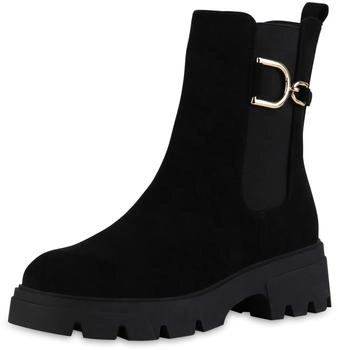 VAN HILL Stiefelette 841445 schwarz velours VAN HILL Stiefelette 841445 schwarz velours