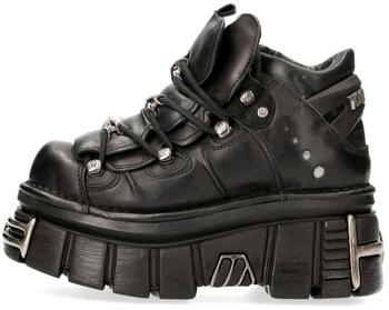 New Rock Stiefeletten Plattform und Verzierungen M 106-S112 schwarz