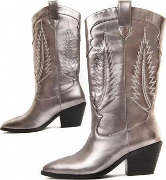 Montevita Stiefel Absatz Tejan2 grau schwarz