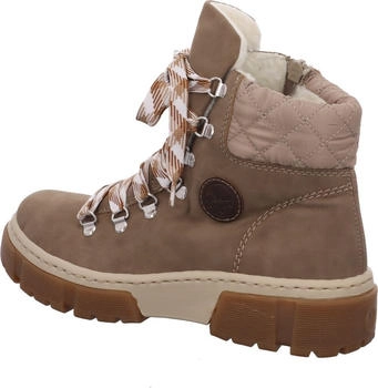 Rieker Damen Stiefel fango beige kastanie