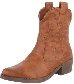 Ital Design Cowboyboots Reißverschluss 4139 camel