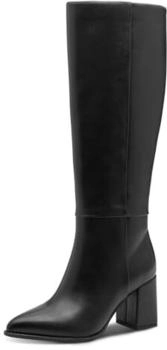 Marco Tozzi Imitation Leather High Heel Boots
