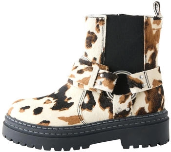 Next Fashion Derbe Leather Boots cow print