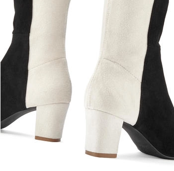 Lascana Boots schwarz/wei&szlig;